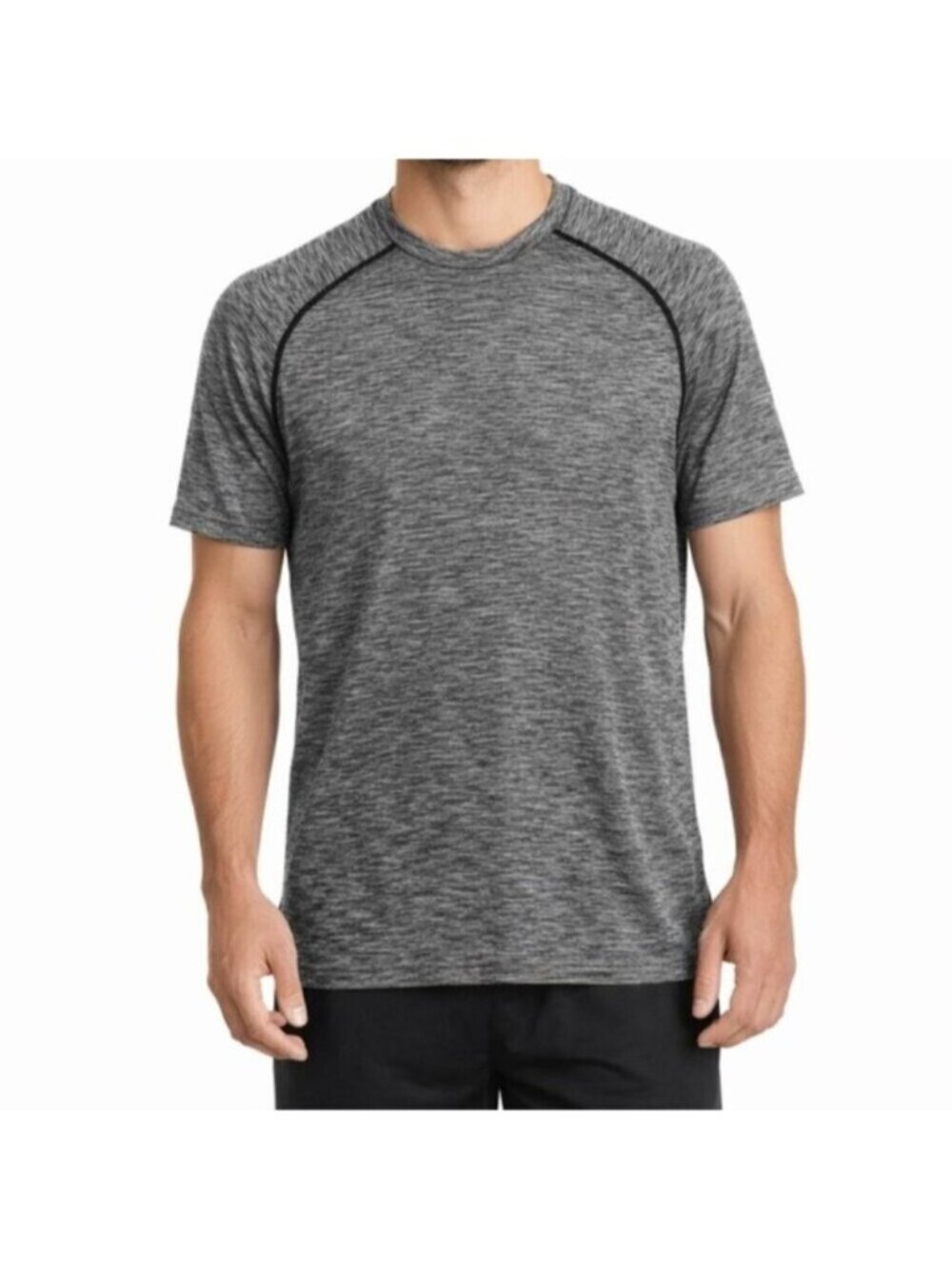 Lululemon Men's Dark Gray Metal Vent Sort Sleeves T-Shirt Size Large